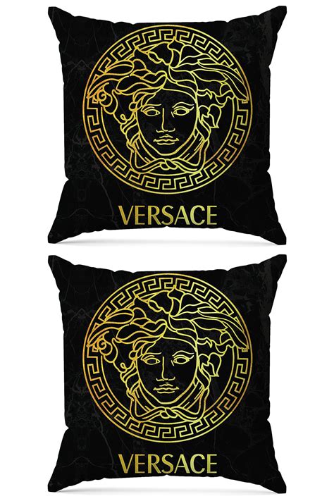 versace kırlent kılıfı|Handicraft Turkey 50 x 50 Cm, Versace Desenli Kırlent Kılıfı.